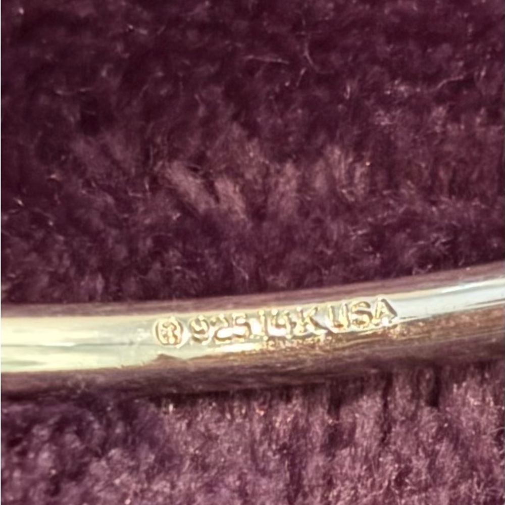 Sterling silver and 14k cape cod bracelet by Lestage - Picture 4 of 7